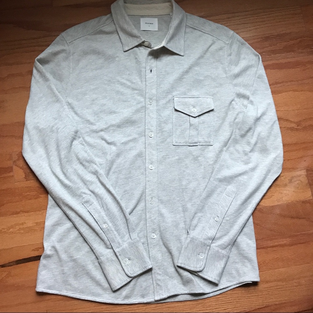 Billy Reid Soft Cotton Button size Large